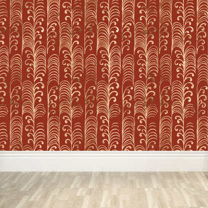 Vivolux | Zachte Kleur Moiré Patroon Behang Vlekbestendige Moderne Badkamer Wandbekleding