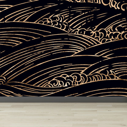 Vivolux | Zachte Kleur Moiré Patroon Behang Vlekbestendige Moderne Badkamer Wandbekleding