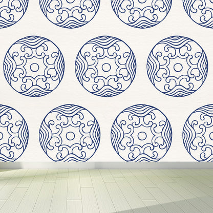 Vivolux | Zachte Kleur Moiré Patroon Behang Vlekbestendige Moderne Badkamer Wandbekleding