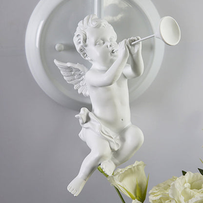 Vivolux | Kinderslaapkamer Little Angel Wandlamp met Verloopt Shade Metaal Enkele Kop Wandlamp