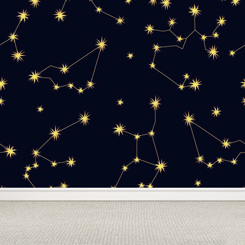 Vivolux | Pastel kleur Moderne wandschildering Behang Universum landschap Wandbekleding voor gastenkamer