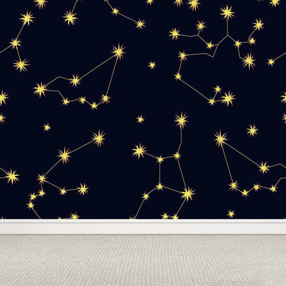Vivolux | Pastel kleur Moderne wandschildering Behang Universum landschap Wandbekleding voor gastenkamer