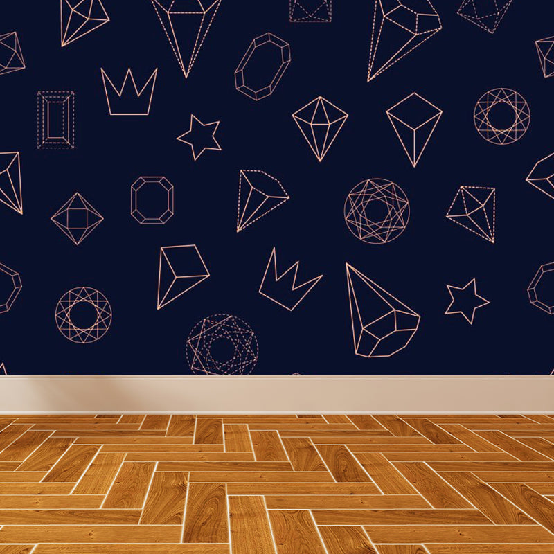 Vivolux | Pastel kleur Moderne wandschildering Behang Universum landschap Wandbekleding voor gastenkamer