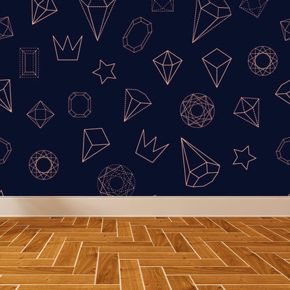 Vivolux | Pastel kleur Moderne wandschildering Behang Universum landschap Wandbekleding voor gastenkamer