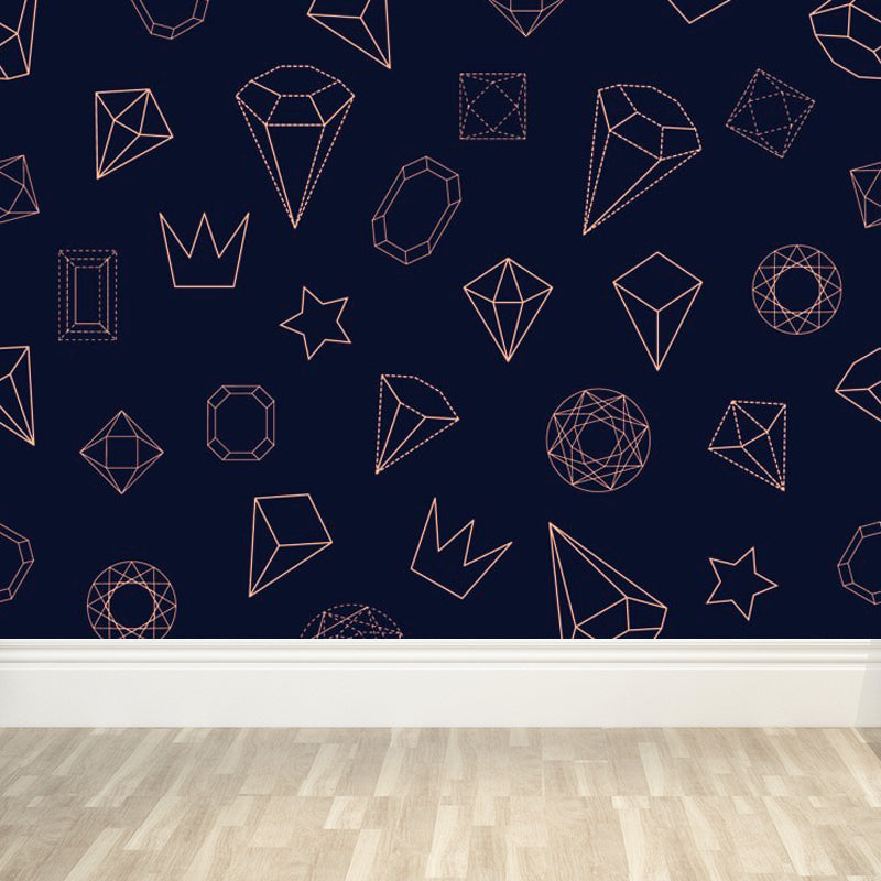 Vivolux | Pastel kleur Moderne wandschildering Behang Universum landschap Wandbekleding voor gastenkamer