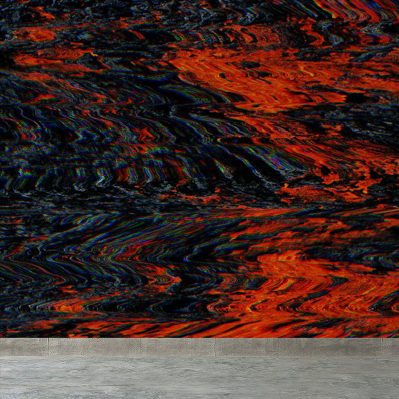 Vivolux | Großes abstraktes Muster Tapete dekorative zeitgenössische Esszimmer Wandkunst