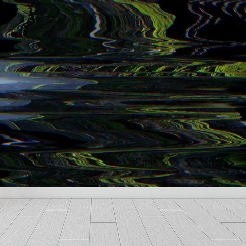 Vivolux | Großes abstraktes Muster Tapete dekorative zeitgenössische Esszimmer Wandkunst