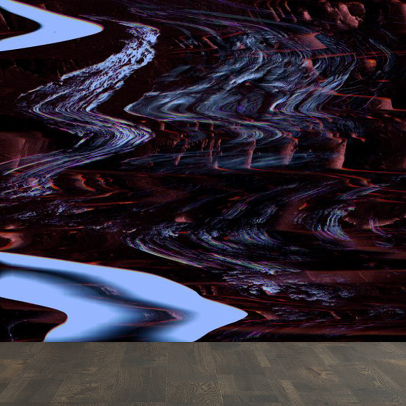 Vivolux | Großes abstraktes Muster Tapete dekorative zeitgenössische Esszimmer Wandkunst