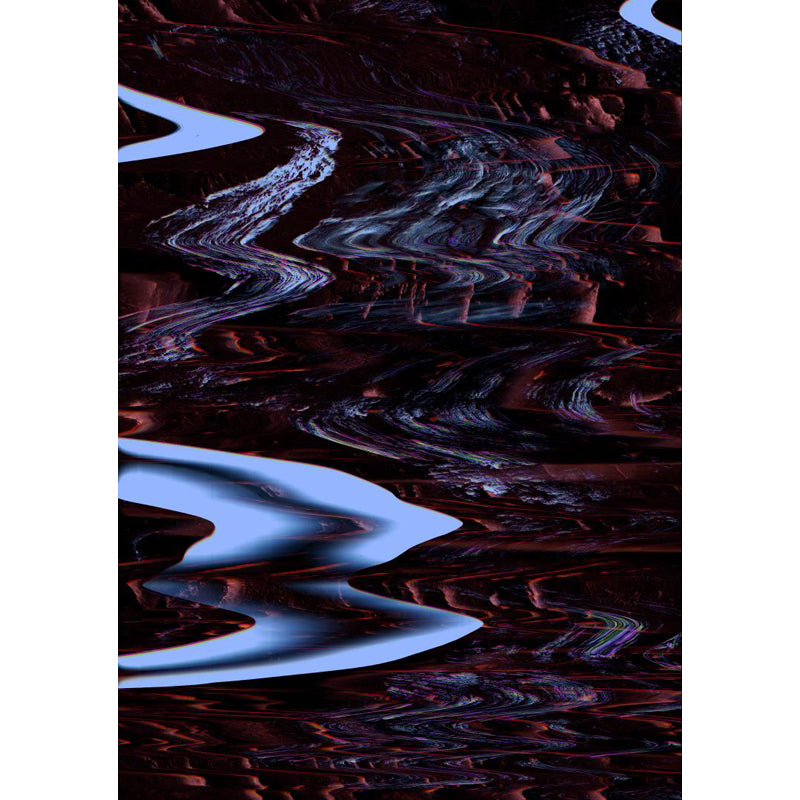 Vivolux | Großes abstraktes Muster Tapete dekorative zeitgenössische Esszimmer Wandkunst