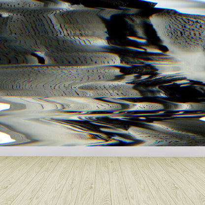 Vivolux | Großes abstraktes Muster Tapete dekorative zeitgenössische Esszimmer Wandkunst