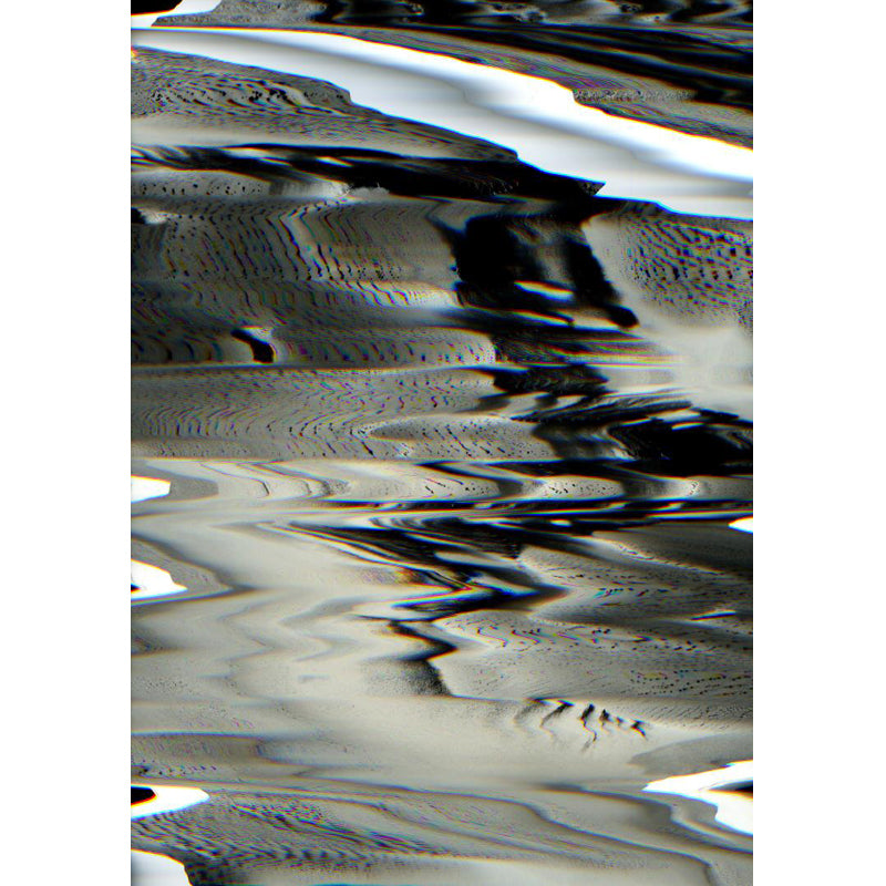 Vivolux | Großes abstraktes Muster Tapete dekorative zeitgenössische Esszimmer Wandkunst