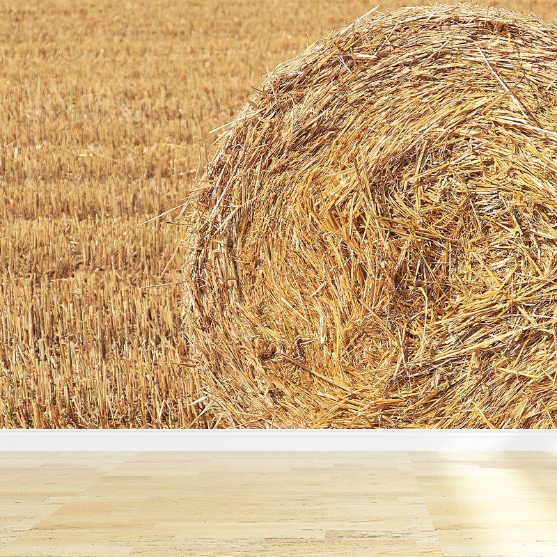 Vivolux | Große Stängel Stoppel Wandmalerei Dekor Wohnzimmer Naturszene Wandbekleidung in Lichtfarbe, Wasserdicht
