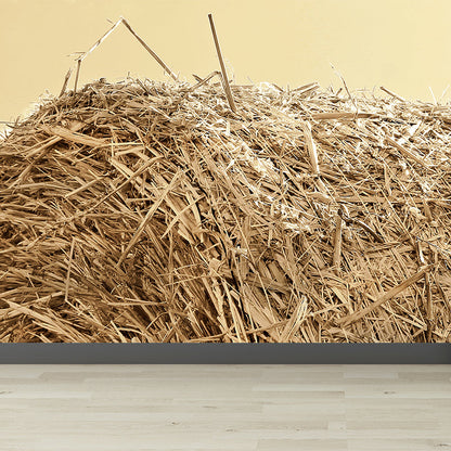 Vivolux | Große Stängel Stoppel Wandmalerei Dekor Wohnzimmer Naturszene Wandbekleidung in Lichtfarbe, Wasserdicht