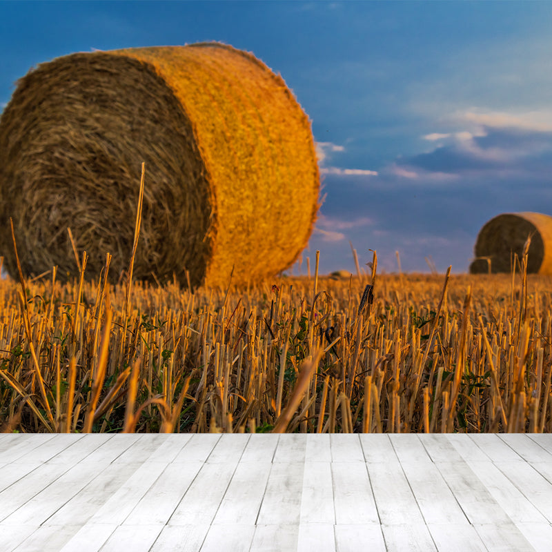 Vivolux | Große Stängel Stoppel Wandmalerei Dekor Wohnzimmer Naturszene Wandbekleidung in Lichtfarbe, Wasserdicht