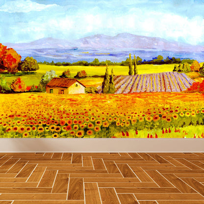 Vivolux | Natuurlijke landschapsmuurdecoratie Klassieke decoratieve woonkamer wandkunst, aangepaste maat beschikbaar