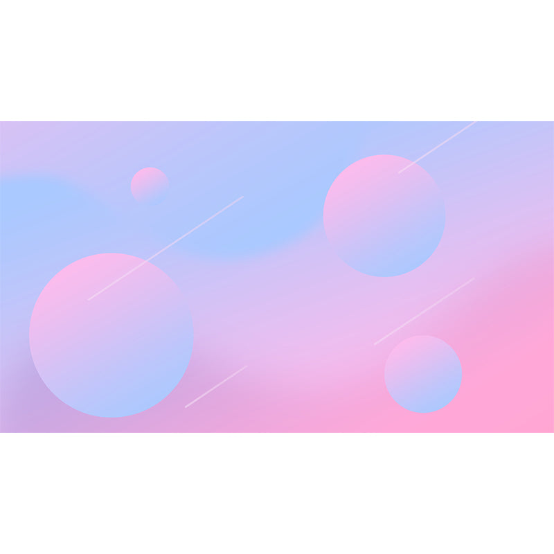 Vivolux | Geometrisch Muurbehang Zachte Kleur Moderne Stijl Wanddecoratie voor Jongeren Slaapkamer