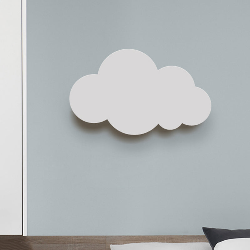 Vivolux | Cartoon LED Wandmontageverlichting Roze/Geel/Blauw Wolk Oppervlak Wandlamp met Metalic Lampenkap
