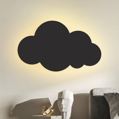 Vivolux | Cartoon LED Wandmontageverlichting Roze/Geel/Blauw Wolk Oppervlak Wandlamp met Metalic Lampenkap
