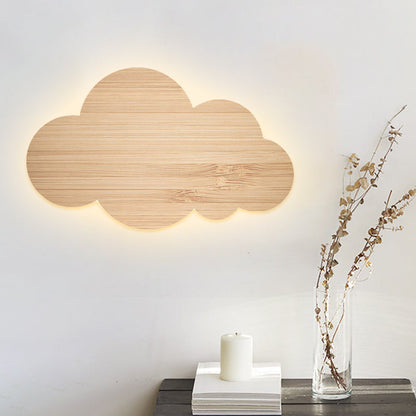 Vivolux | Cartoon LED Wandmontageverlichting Roze/Geel/Blauw Wolk Oppervlak Wandlamp met Metalic Lampenkap