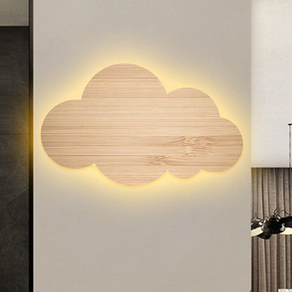 Vivolux | Cartoon LED Wandmontageverlichting Roze/Geel/Blauw Wolk Oppervlak Wandlamp met Metalic Lampenkap