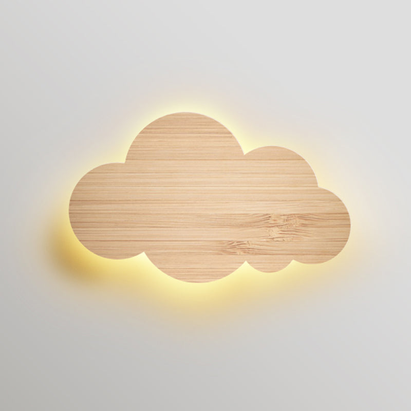 Vivolux | Cartoon LED Wandmontageverlichting Roze/Geel/Blauw Wolk Oppervlak Wandlamp met Metalic Lampenkap