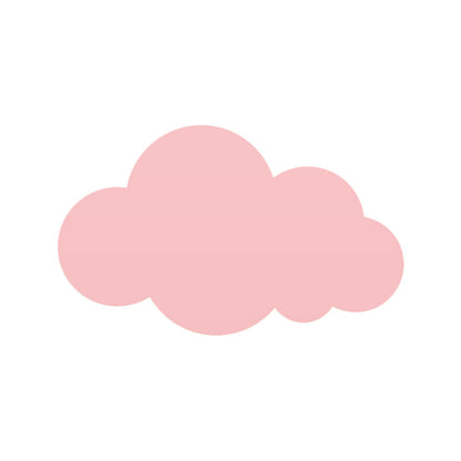 Vivolux | Cartoon LED Wandmontageverlichting Roze/Geel/Blauw Wolk Oppervlak Wandlamp met Metalic Lampenkap