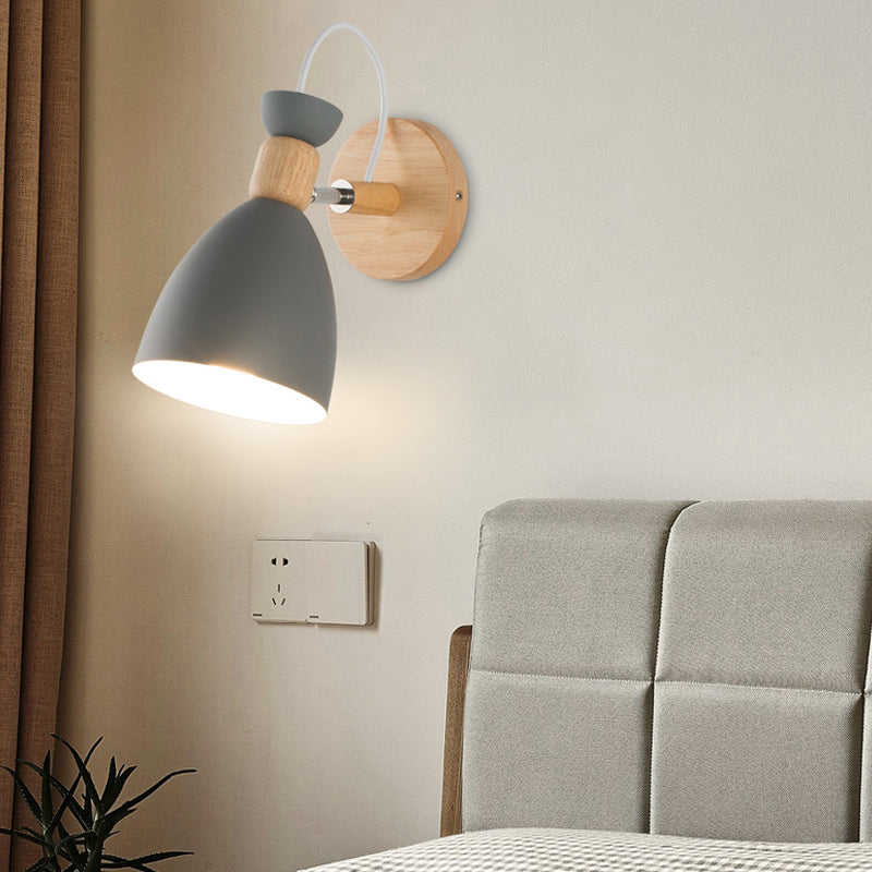 Vivolux | Macaron Dome Wandleuchte Drehbar Metall 1 Kopf Wandlampe für Restaurant Treppe