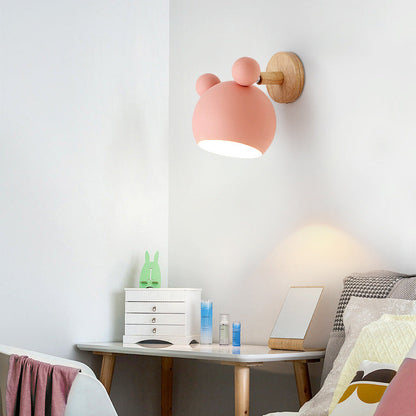 Vivolux | Draaiende Muiz Kinderkamer Wandlamp Metaal 1 Kop Macaron Loft Wandlamp