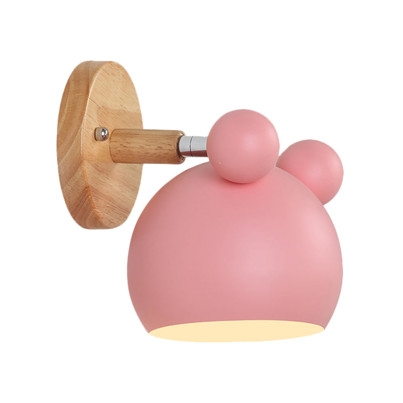 Vivolux | Draaiende Muiz Kinderkamer Wandlamp Metaal 1 Kop Macaron Loft Wandlamp