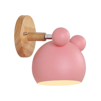 Vivolux | Draaiende Muiz Kinderkamer Wandlamp Metaal 1 Kop Macaron Loft Wandlamp