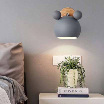 Vivolux | Draaiende Muiz Kinderkamer Wandlamp Metaal 1 Kop Macaron Loft Wandlamp