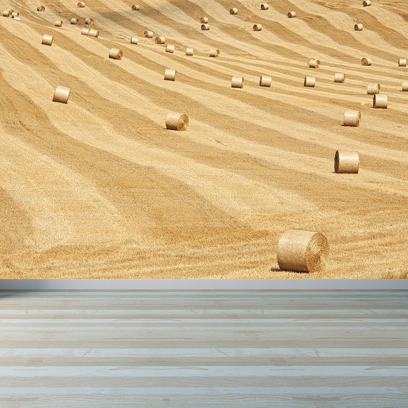 Vivolux | Feuchtigkeitsresistente Heuballen-Murale Personalisierte Moderne Wandverkleidung für Hausinterieur