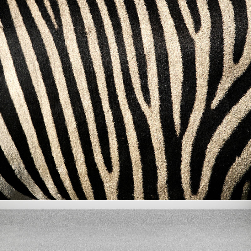 Vivolux | Donkere kleur moderne wandmuur sticker grote dierenprint wandbekleding voor woonkamer