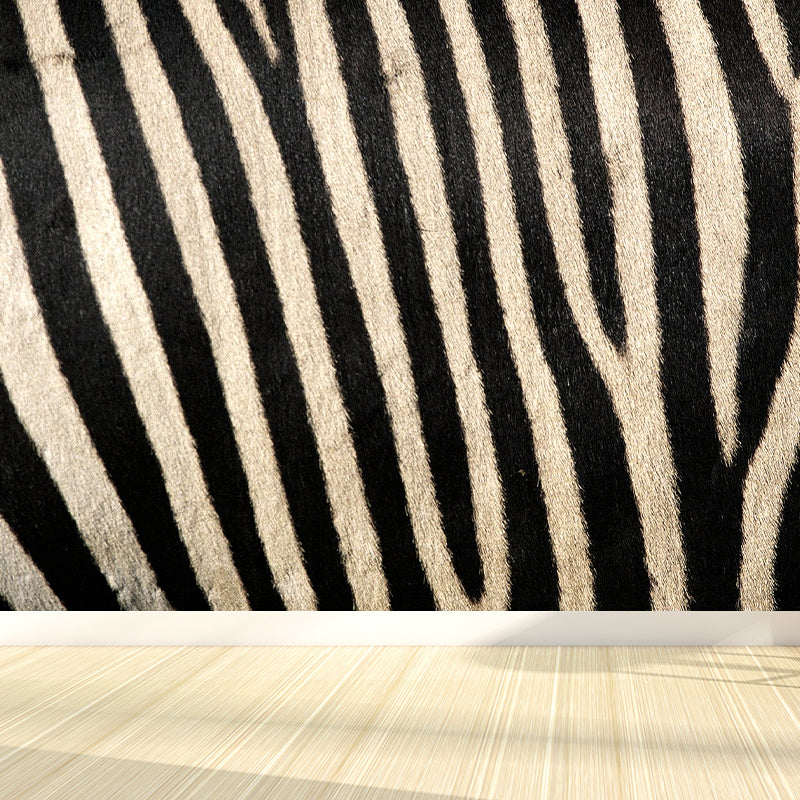 Vivolux | Donkere kleur moderne wandmuur sticker grote dierenprint wandbekleding voor woonkamer