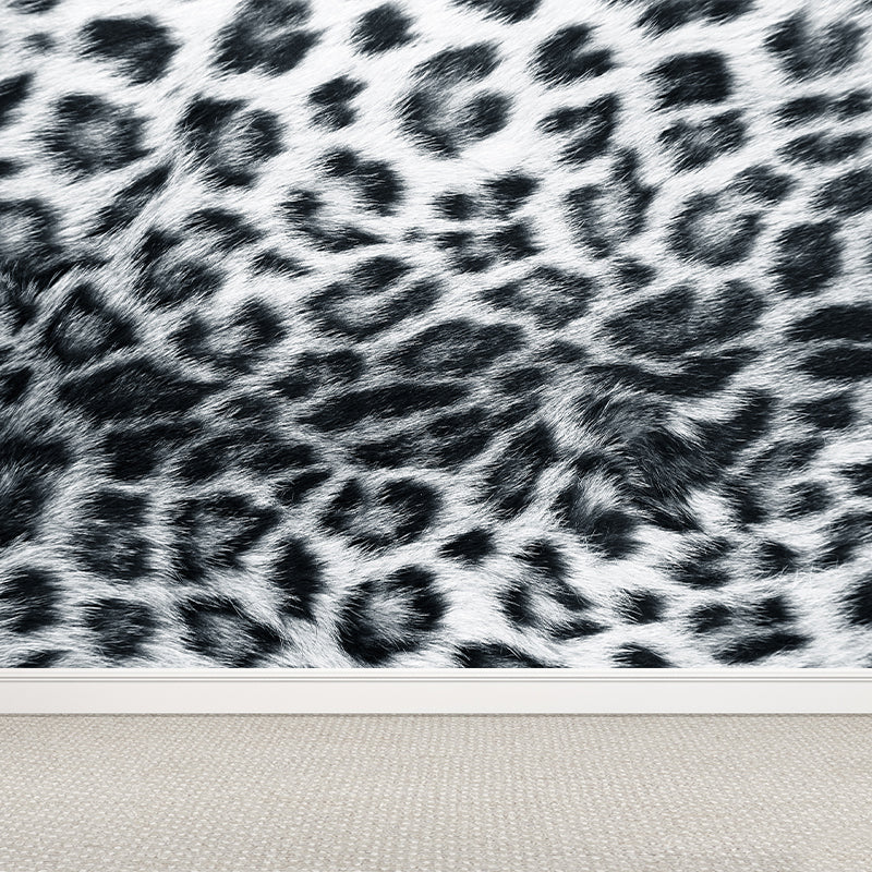 Vivolux | Donkere kleur moderne wandmuur sticker grote dierenprint wandbekleding voor woonkamer