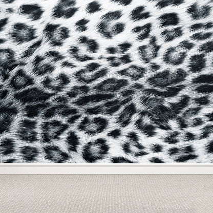 Vivolux | Donkere kleur moderne wandmuur sticker grote dierenprint wandbekleding voor woonkamer