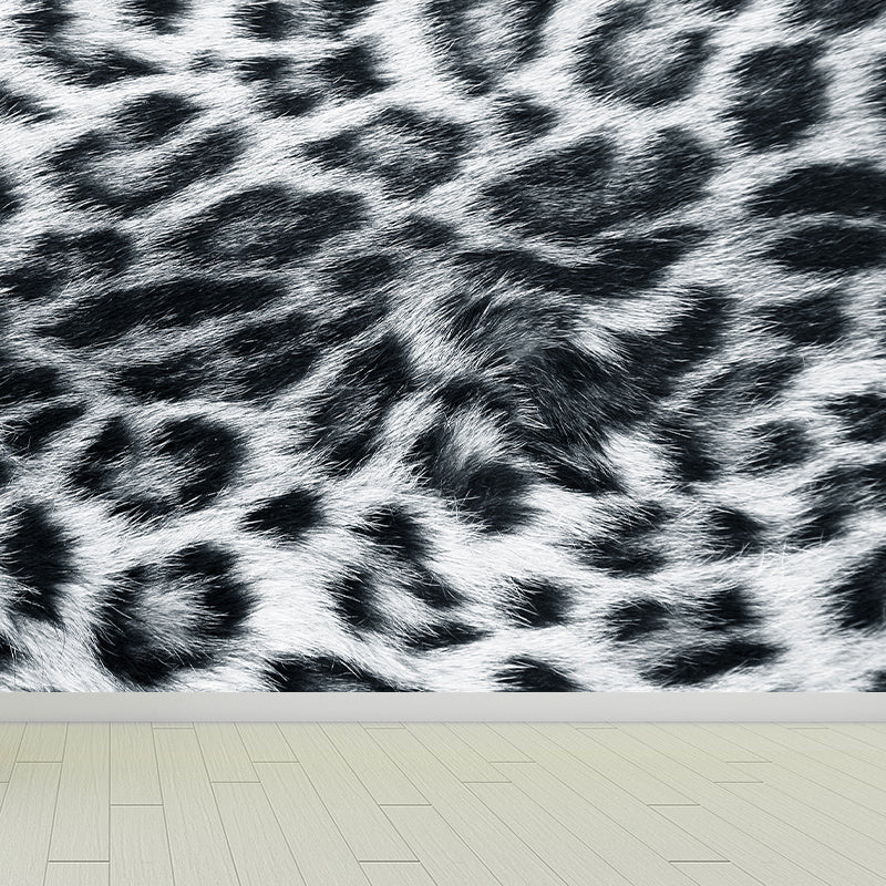 Vivolux | Donkere kleur moderne wandmuur sticker grote dierenprint wandbekleding voor woonkamer