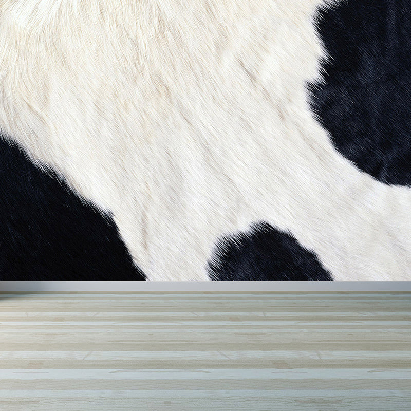 Vivolux | Donkere kleur moderne wandmuur sticker grote dierenprint wandbekleding voor woonkamer