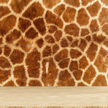 Vivolux | Ganz Faux Tierfell Wandmural Tapete Feuchtigkeitsbeständig Modernes Wohnzimmer Wandkunst