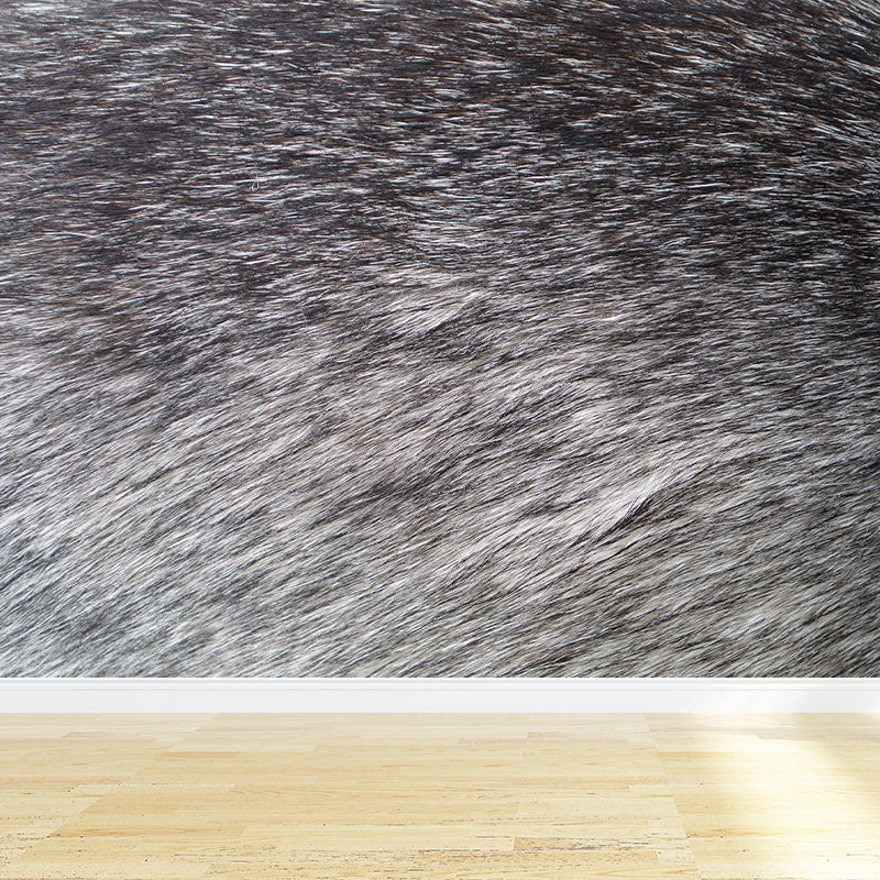 Vivolux | Ganz Faux Tierfell Wandmural Tapete Feuchtigkeitsbeständig Modernes Wohnzimmer Wandkunst