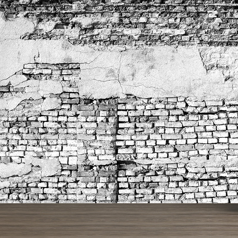 Vivolux | Glatt Große Pastell Wandmalerei Cyberpunk Vintage Ziegel Look Wandverkleidung, Maßgefertigt