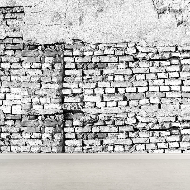 Vivolux | Glatt Große Pastell Wandmalerei Cyberpunk Vintage Ziegel Look Wandverkleidung, Maßgefertigt