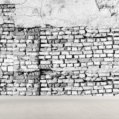 Vivolux | Glatt Große Pastell Wandmalerei Cyberpunk Vintage Ziegel Look Wandverkleidung, Maßgefertigt