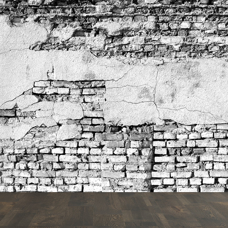 Vivolux | Glatt Große Pastell Wandmalerei Cyberpunk Vintage Ziegel Look Wandverkleidung, Maßgefertigt