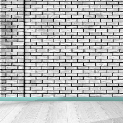 Vivolux | Ganze Ziegelmauer Wandmural Lichtfarbe Vlies Wandkunst für Wohnkultur, Maßgeschneidert
