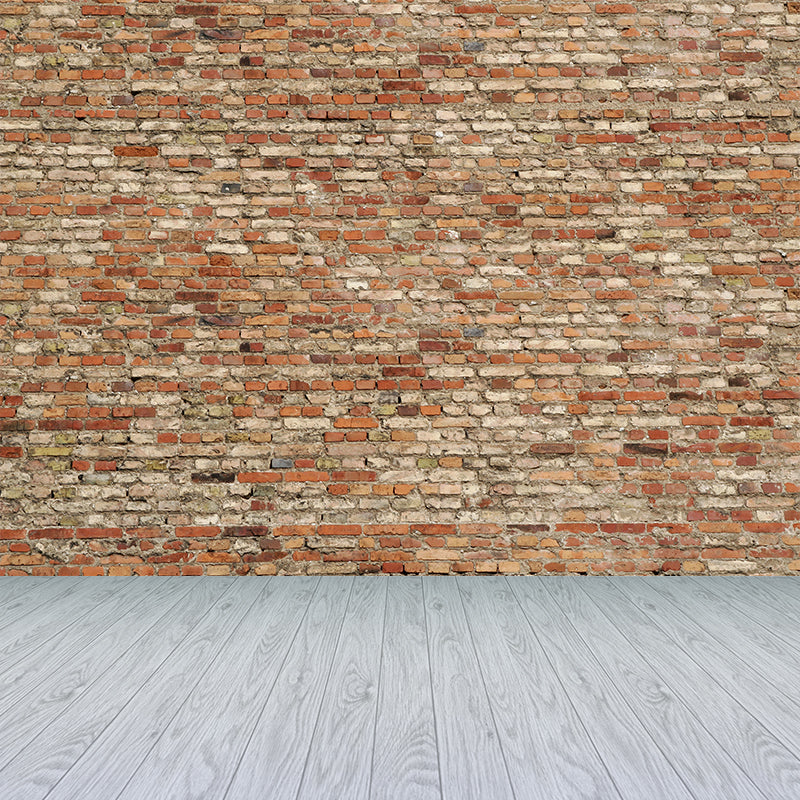 Vivolux | Ganze Ziegelmauer Wandmural Lichtfarbe Vlies Wandkunst für Wohnkultur, Maßgeschneidert