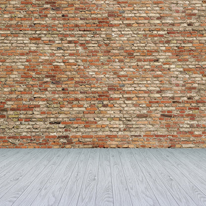 Vivolux | Ganze Ziegelmauer Wandmural Lichtfarbe Vlies Wandkunst für Wohnkultur, Maßgeschneidert
