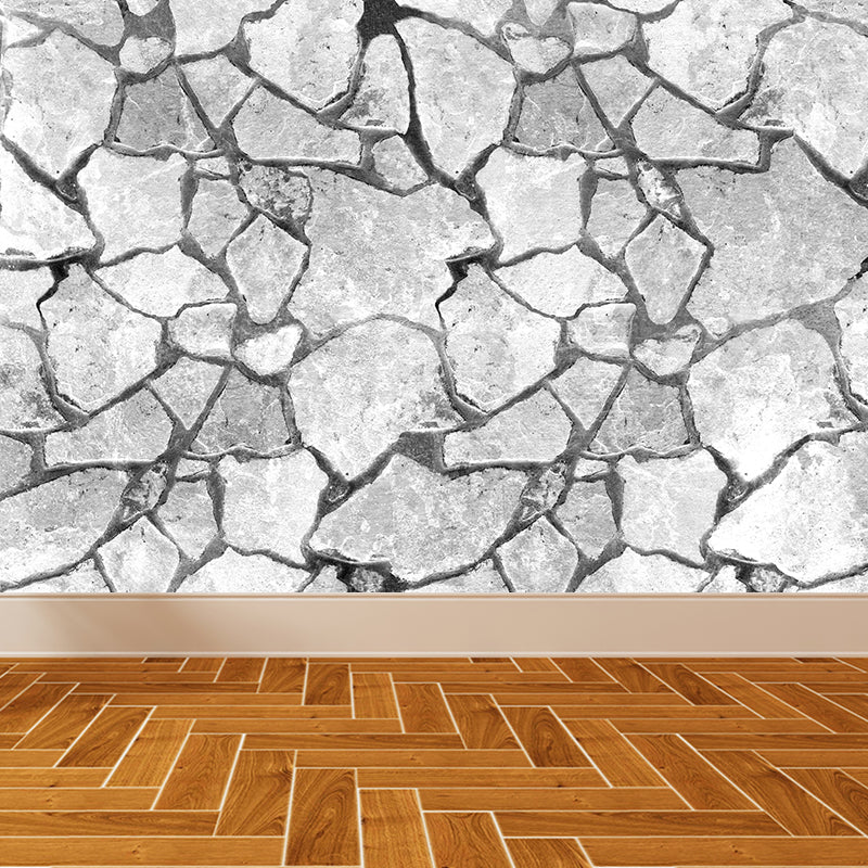 Vivolux | Ganze Ziegelmauer Wandmural Lichtfarbe Vlies Wandkunst für Wohnkultur, Maßgeschneidert