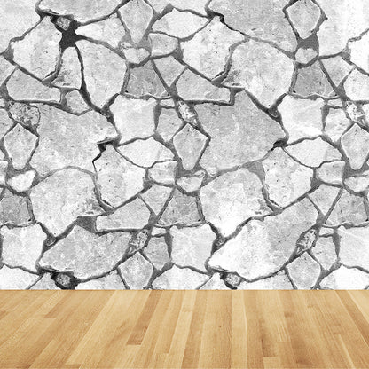 Vivolux | Ganze Ziegelmauer Wandmural Lichtfarbe Vlies Wandkunst für Wohnkultur, Maßgeschneidert