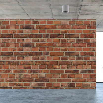 Vivolux | Ganze Ziegelmauer Wandmural Lichtfarbe Vlies Wandkunst für Wohnkultur, Maßgeschneidert